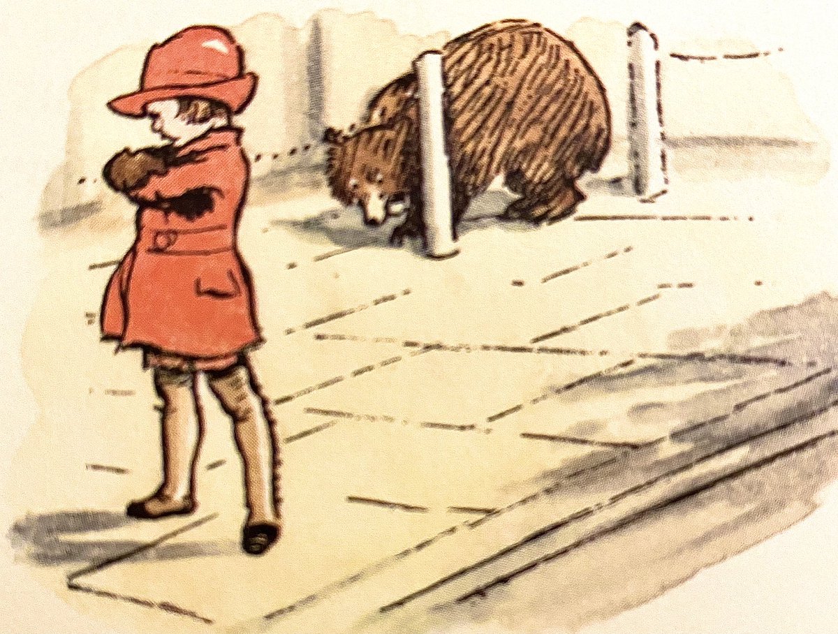 The little bears growl to each other, “He’s mine,
As soon as he’s silly and steps on a line.”
And they try to pretend that nobody cares
Whether you walk on the lines or squares.
But only the sillies believe their talk;
It’s ever so portant how you walk. 
~A.A.Milne #BeCareful