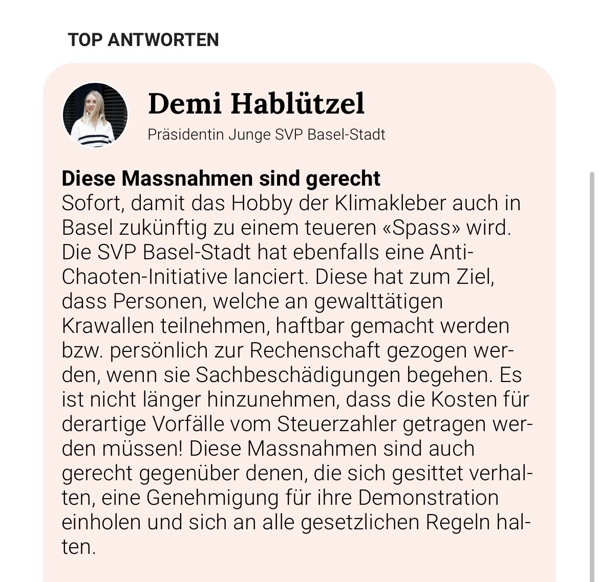 Demi Hablützel tweet media