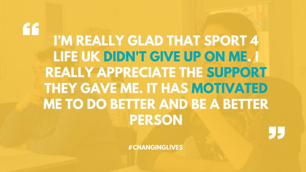 It's what we do! 🙌
Do you know someone who could benefit from having the support of a Sport 4 Life mentor? Head over to mtr.cool/altfcepyep and refer a young person today!
#mentoring #support #guidance #changinglives #youngpeople