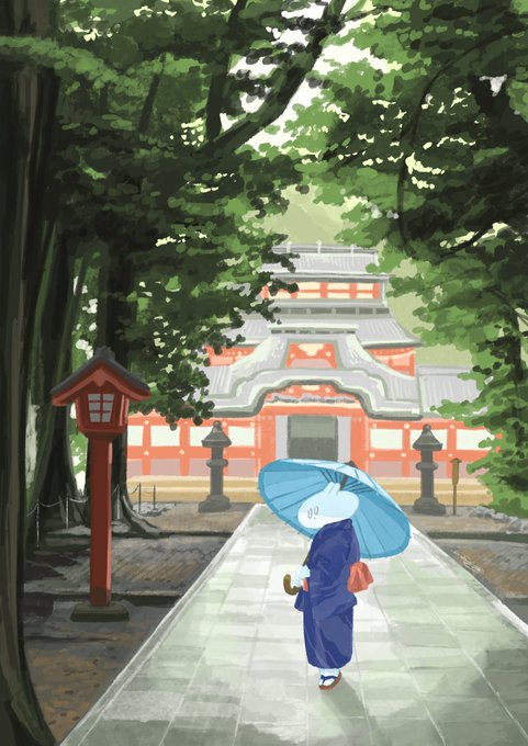「女の子 神社」のTwitter画像/イラスト(新着)
