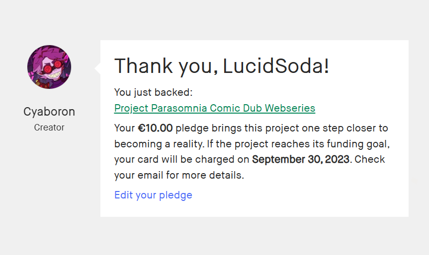 LucidSoda's tweet photo. just backed the #ProjectParasomniaKickstarter !!
this looks like such a fun and unique series! i hope the Kickstarter gets all the support it needs and more π https://t.co/5dy47OOQ8T