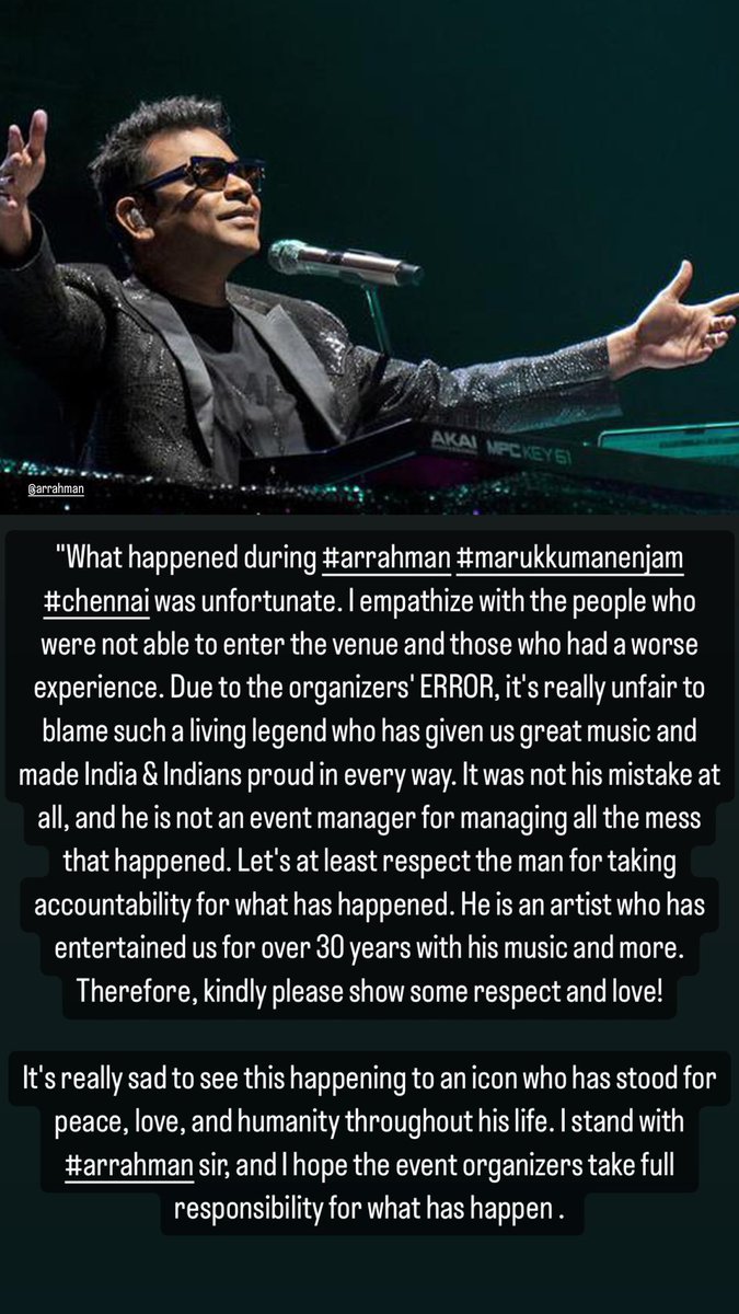 #ARRahman #marukkumanenjam #arr  #Chennai #arrliveinchennai #btosproduction