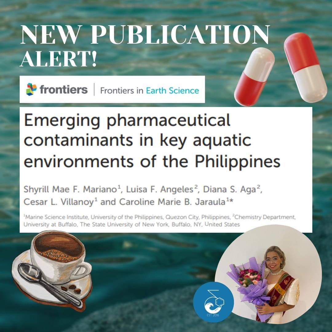 OASISGeochemLab's tweet photo. Mariano et al. (2023) provide insights into the extensive presence of emerging pharmaceutical contaminants, especially caffeine and acetaminophen, in key aquatic environments of the Philippines, exploring potential sources and factors influencing distribution.

(@shyrillmariano) https://t.co/liVeC5p3wS