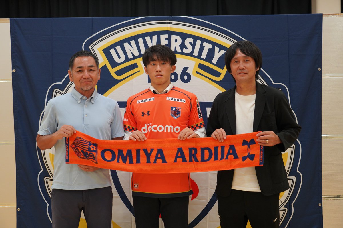 Ardija_Official's tweet photo. このたび、東洋大学所属の #清水祐輔 選手が、2024シーズンより #大宮アルデ��ージ ャに加入することが内定しました🐿️

🔽詳細・コメントはこちら
https://t.co/3n6w0RvUl7

#ardija #Jリーグ
@0513_shi https://t.co/onukNWJDPt
