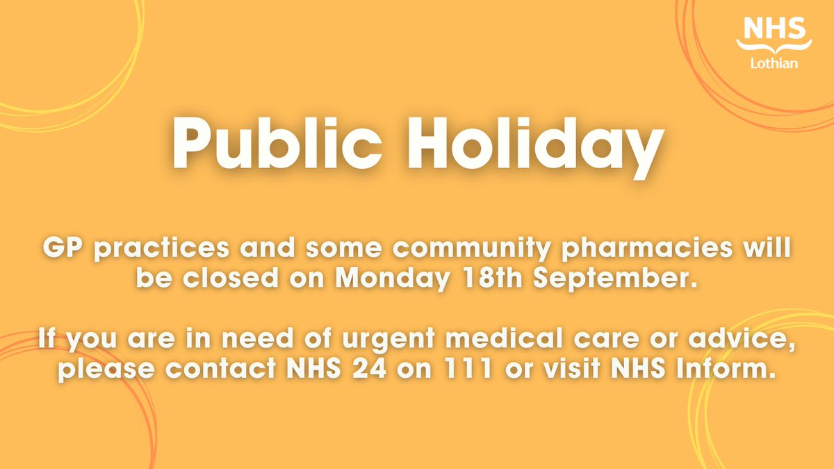 NHS Lothian tweet media