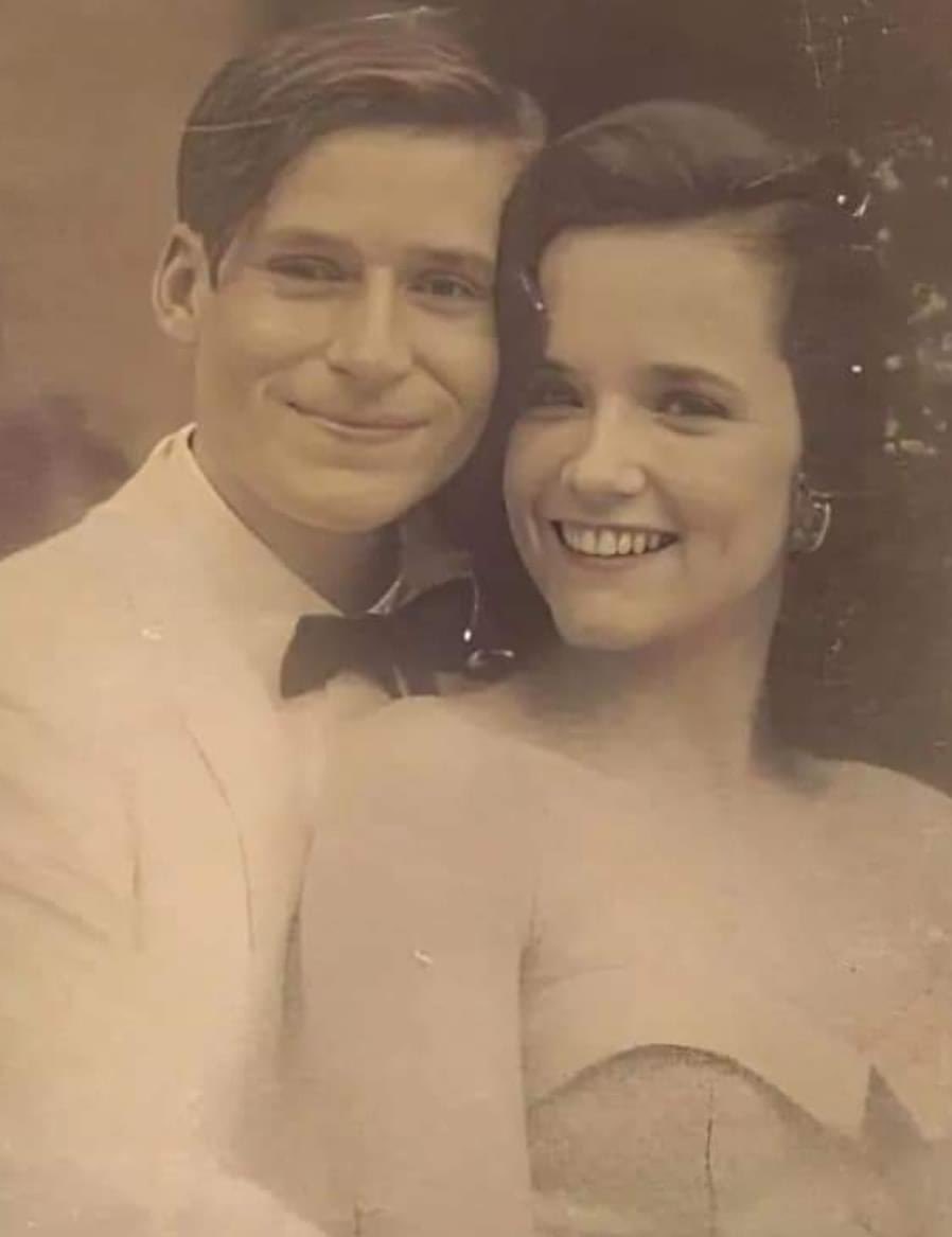 President Joe Biden with his prom sweetheart Neilia Hunter (1955)