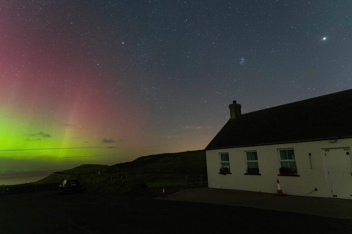 Dunluce Castle in County Antrim last night. Photos from John Paul’s.