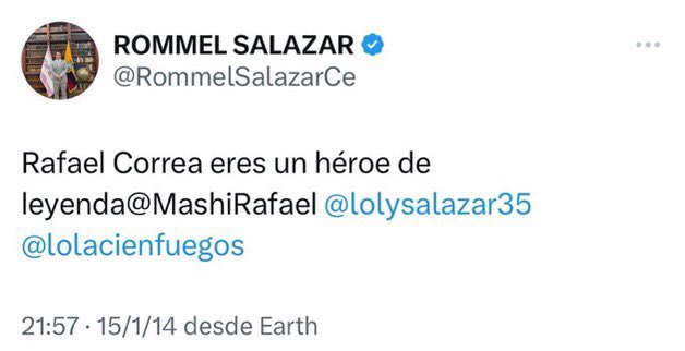 MashiRafael's tweet photo. Insisto:
Uno se pregunta, ¿cómo puede existir esta clase de gente?
En fin, hasta aquí llego. Hay oportunistas abyectos que no merecen ni respuesta😉 https://t.co/h10ezEqSAY
