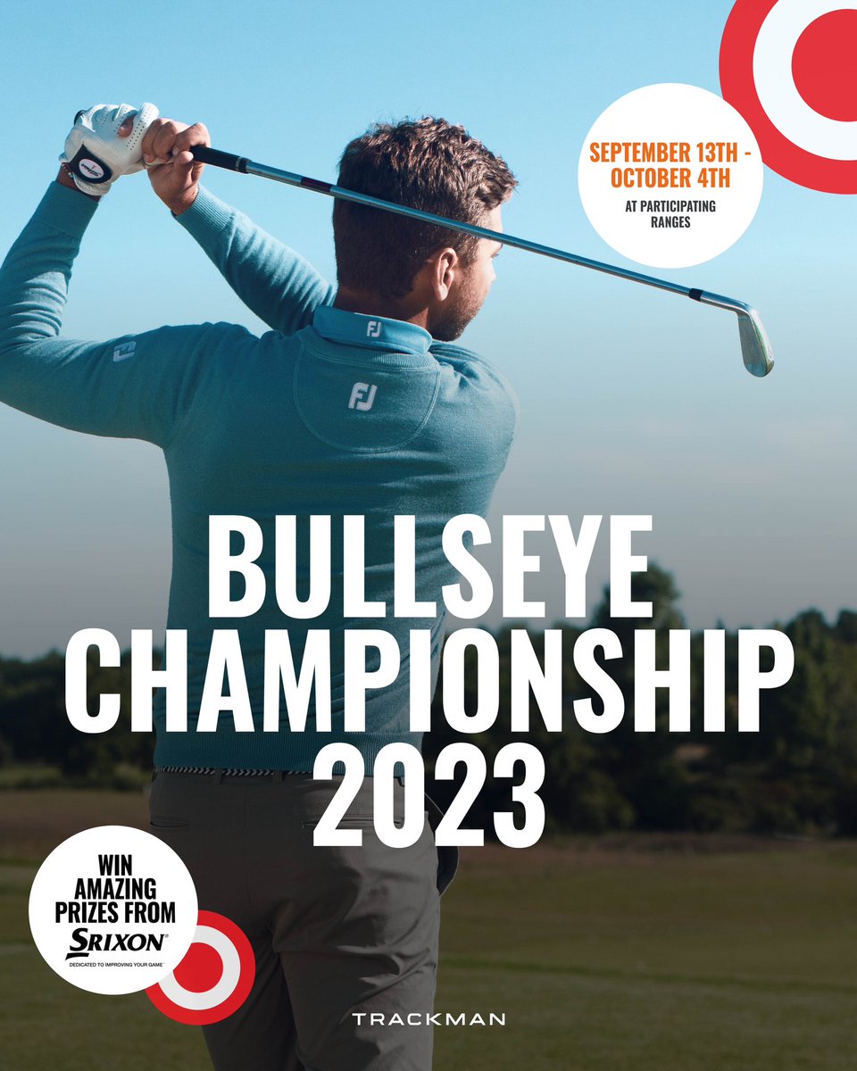 scottportergolf's tweet image. Starting today on our TrackMan Driving Range

The Bullseye Championship 2023!

Entry is free, log in using your App and play as many times as you like 

Who will be crowned Champion 2023

#trackman  #trackmangolf #trackmanrange #scottportergolf