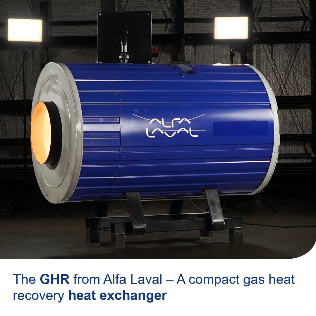 With a GHR from Alfa Laval, up to 95% improvement in plant efficiency in combined heat and power applications can be achieved. This makes the GHR the best in overall performance in excess heat recovery. go.alfalav.al/3RafKBQ 

#GHR #wasteheatrecovery #energyefficiency