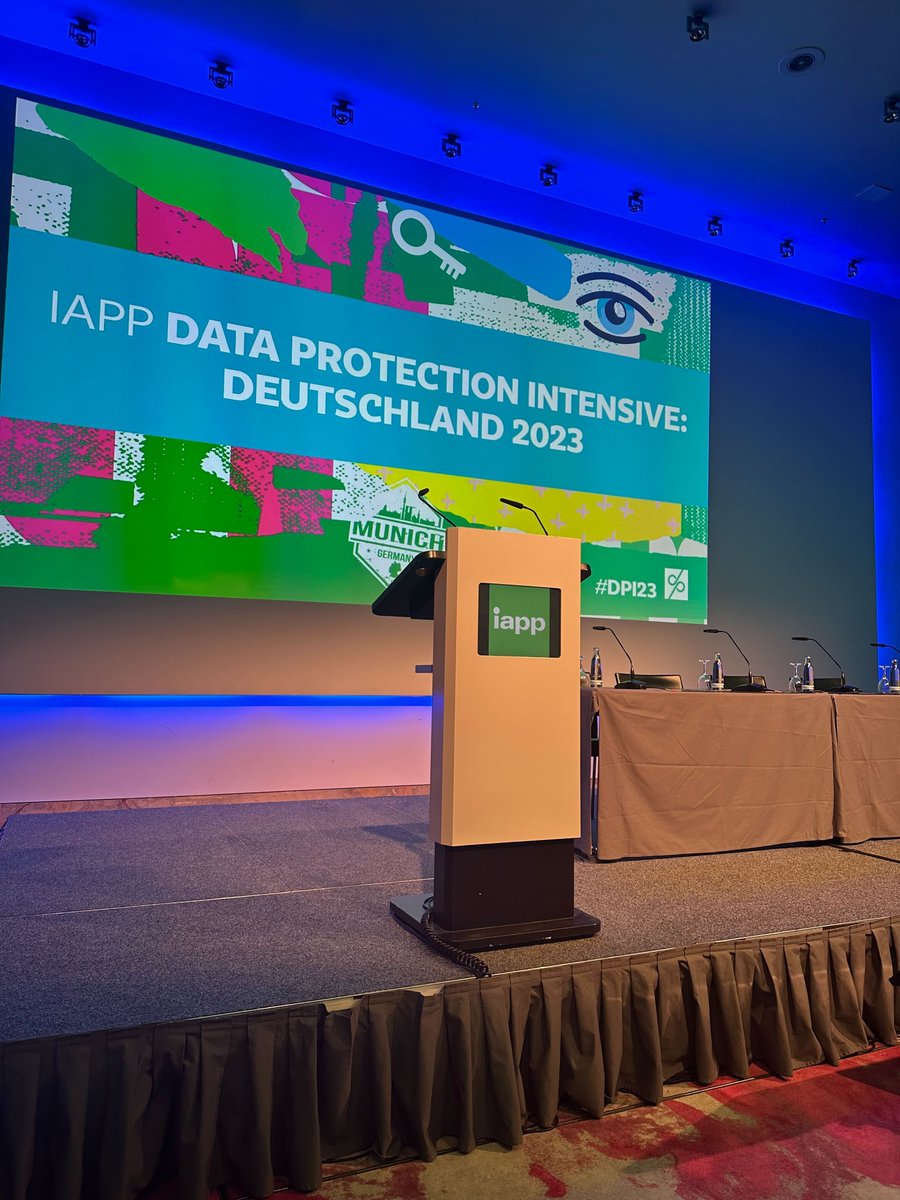 The IAPP Data Protection Intensive: Deutschland 2023 is about to begin! We are looking forward to two days of networking, insightful discussions and knowledge sharing. Let #DPI23 commence!