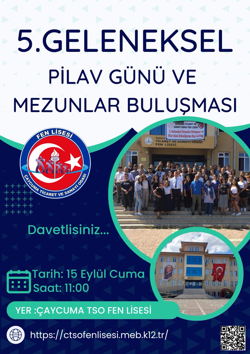 Her yıl mezunlarımızla öğrencilerimizi buluşturuyoruz... <a href="/caycumailcemem/">Çaycuma İlçe Milli Eğitim Müdürlüğü</a> <a href="/ismailbas67/">İsmail BAŞ</a> <a href="/ZonguldakMEM/">Zonguldak İl Millî Eğitim Müdürlüğü</a> <a href="/ERTOPISMAIL/">İsmail Ertop</a>