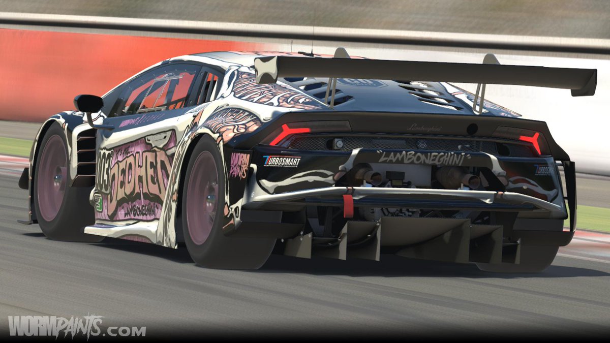 Make no bones about it, this lean livery for the <a href="/Lamborghini/">Lamborghini</a> EVO #GT3 on <a href="/iRacing/">iRacing</a> will make you faster! Run it yourself here on <a href="/tradingpaints/">Trading Paints</a>: tradingpaints.com/showroom/view/…

#iracing #simracing #esports