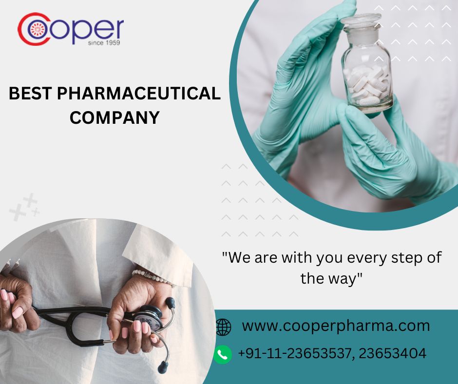 PharmaCooper's tweet photo. "Cooper Pharma Limited is widely recognized as one of the best pharmaceutical companies in India. 

WEBSITE : https://t.co/6BNRrLRfDo

#HealthCheckups #WellnessMatters #PreventiveHealthcare #CooperPharma #PharmaceuticalManufacturing #StayHealthy #HealthIsWealth https://t.co/C625Qeo6Pw