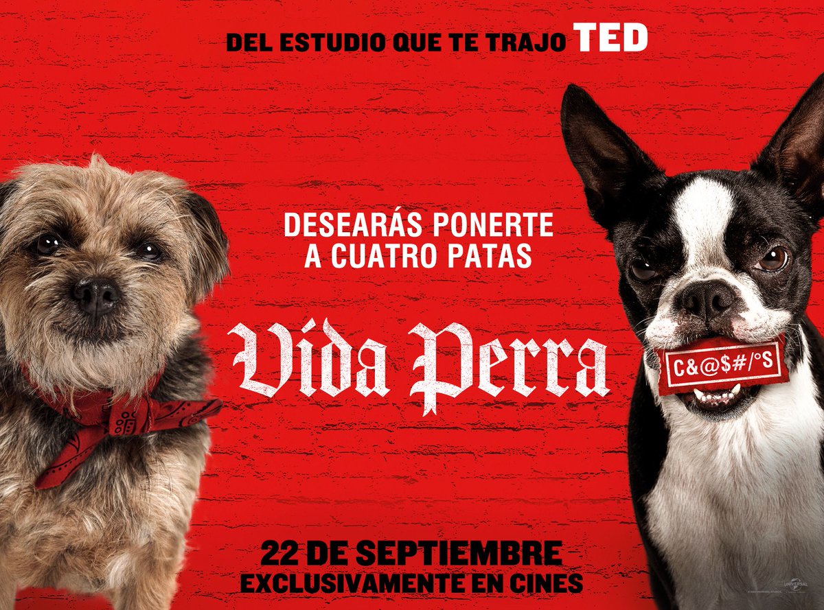 Aullidos's tweet photo. Sorteamos Entradas Dobles para ver 'Vida Perra' en cines de toda España a partir del 22 de septiembre, día de su estreno.

Para participar:
1) Seguir a @aullidos 
2) RT + Etiquetando a un amigo.

¡Suerte! https://t.co/uKTX4SKb75