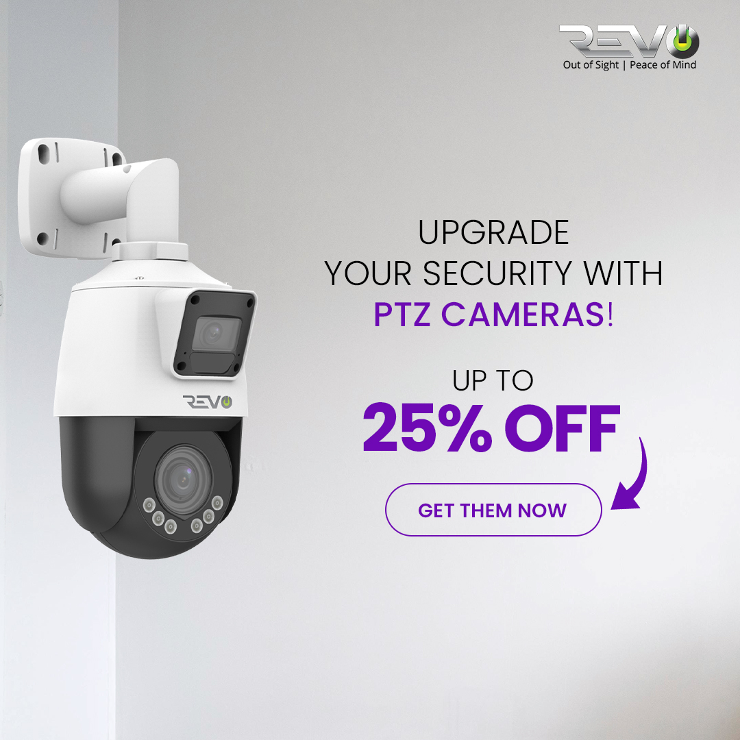 Revo_America's tweet photo. 📷Revo PTZ Security Cameras
📷Discount up to 25%
📷Buy now: https://t.co/7quP0xL8JI
.
.
.
#ptz #ptzcamera360 #ptzcamera #ptzcctv #pantiltcamera #revo #revoamericacctv #revoamericacameras #securitycamera https://t.co/uZ2ZT8TDCi