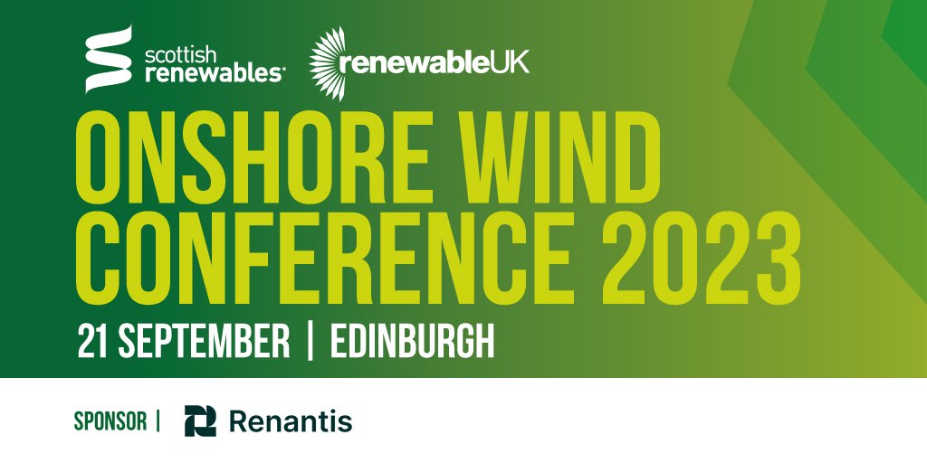Come for a drink with us! We're sponsoring the drinks reception at the Onshore Wind Conference organised by <a href="/ScotRenew/">Scottish Renewables</a> and <a href="/RenewableUK/">RenewableUK</a>. We'd love to see you there!

Sign up to attend👉  eventbrite.co.uk/e/onshore-wind… 

#ONSHOREWIND23 #EnergyThatMatters