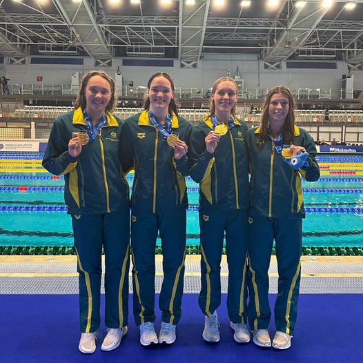 APS_Sport's tweet photo. Congrats to @aps_sport Record holder Isa Boyd @careysport on her recent World Jun Swimming Champs in Israel, with the Aussies winning GOLD in the last event event on the program - Girls 4x100m Medley Relay. Isa swam the Fly leg!

Earlier Isa came 7th in the 100m Butterfly Final👏 https://t.co/eeLD22su4h