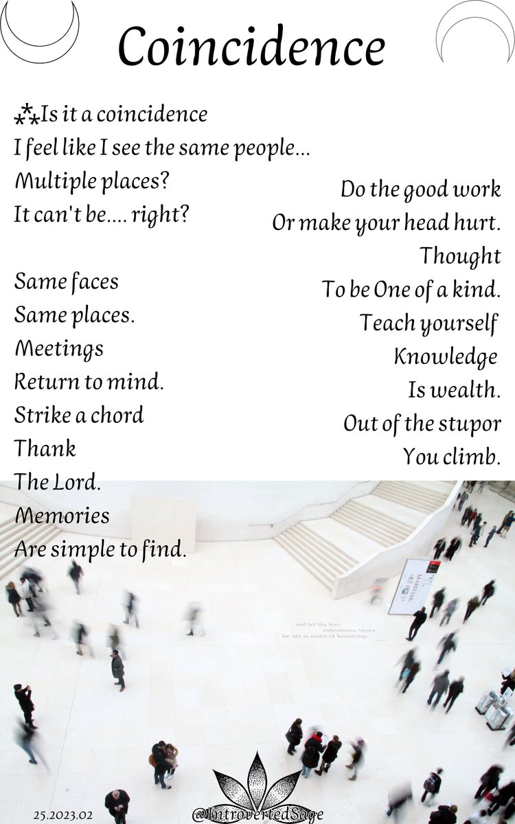 1ntrovertedSage's tweet image. #Coincidence #poetry #samefaces #poetrycommunity #simulation #Ialwaysfeellikesomebodyswatchingme #wtfisgoingon