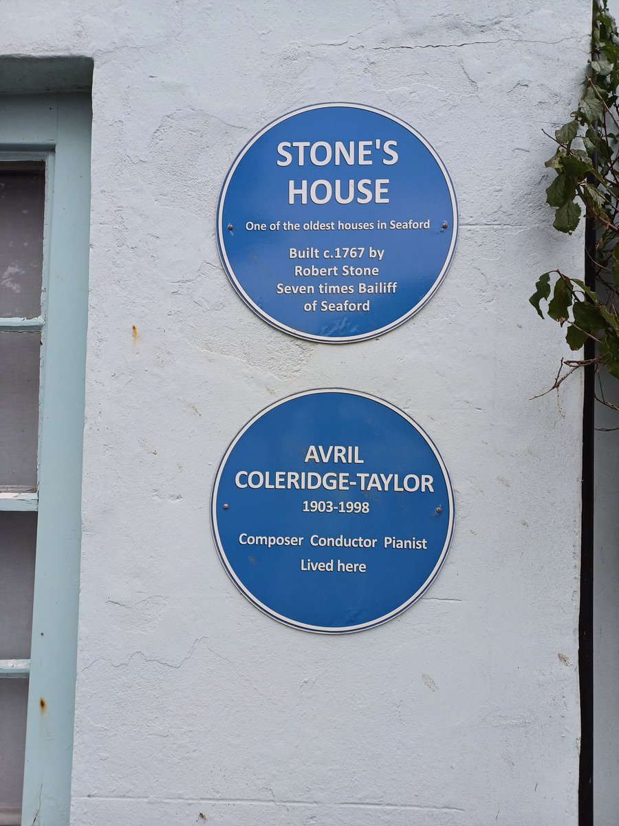 Avril Coleridge-Taylor, trail-blazing conductor, pianist & composer. Daughter of more widely-known Samuel & Jessie. #WallsonWednesday #Wednesdaywalls @historicwomens @WomensHistNet @AfricanArchives @AdmirableWomen @BMusicSociety