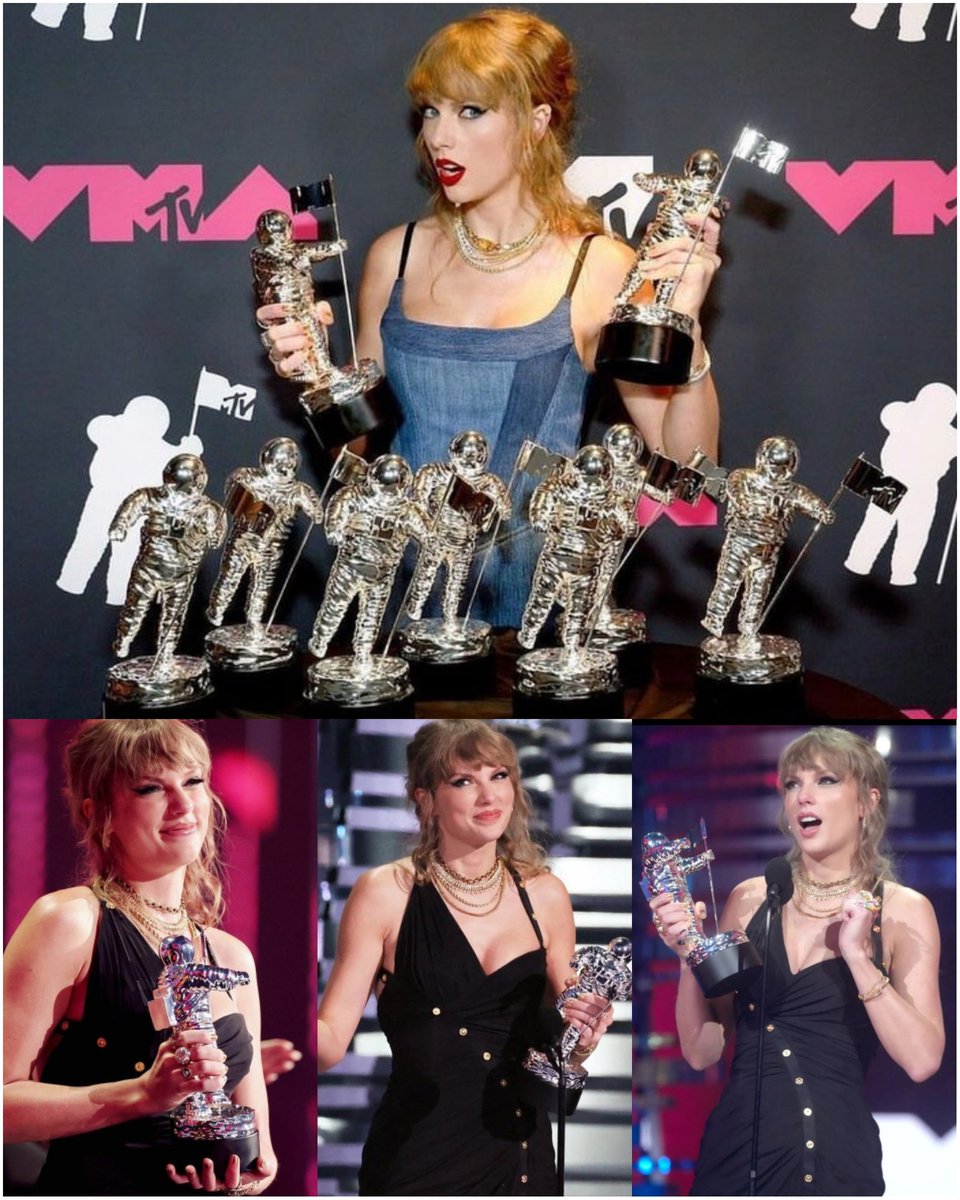 Taylor Swift กวาดไป 
9 รางวัลแห่งปี! 🎉🏆 #MTVVideoMusicAwards
#TaylorSwift #VMAs #VMS2023 #VMA