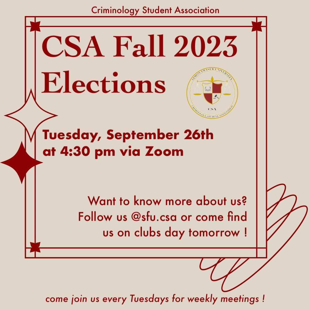 For those who missed it…we’ll be at clubs day again tomorrow!