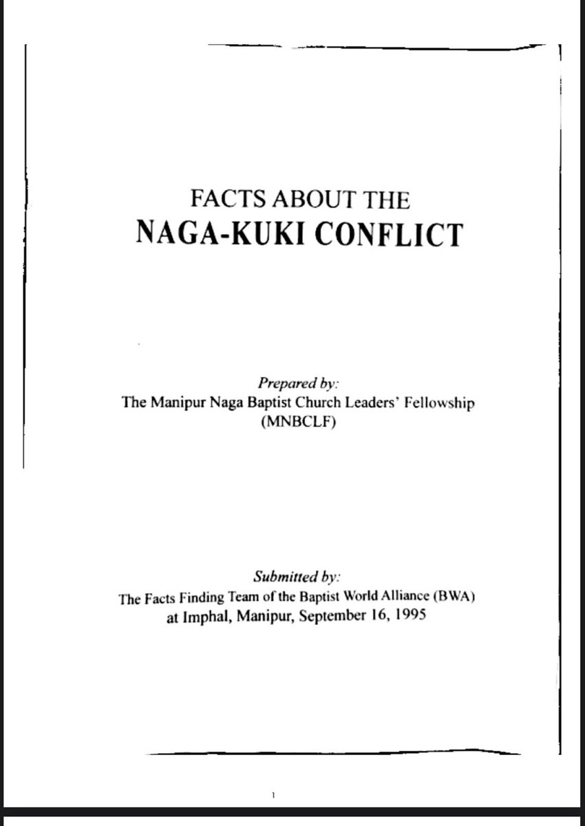 #Kuki history is written with Naga blood from the day they set foot in Manipur from Myanmar in 1800s. 
Since then they have been continuously attacking Nagas and massacred thousands over a century. One of the most gruesome one was not so long ago, in 1990s. 
This report prepared