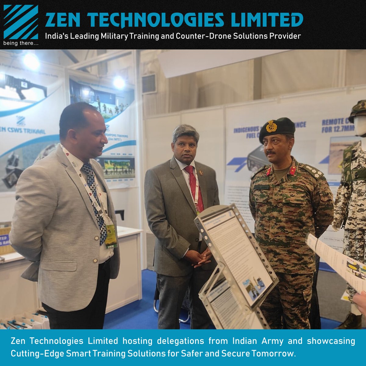 A Glimpse of Day 2 at #NorthTechSymposium2023: @ZenTechnologies presenting its cutting-edge training solutions to esteemed delegates. Elevating the standard of #Inovation and #Excellence.
#BeingThere #atmanirbharbharat #MakeInIndia  #LeadingEdgeTech #InnovationInTraining