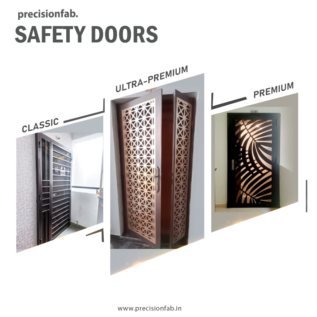 Our Metal Designer Safety Doors #safetydoors #metaldoors #metaldesigns