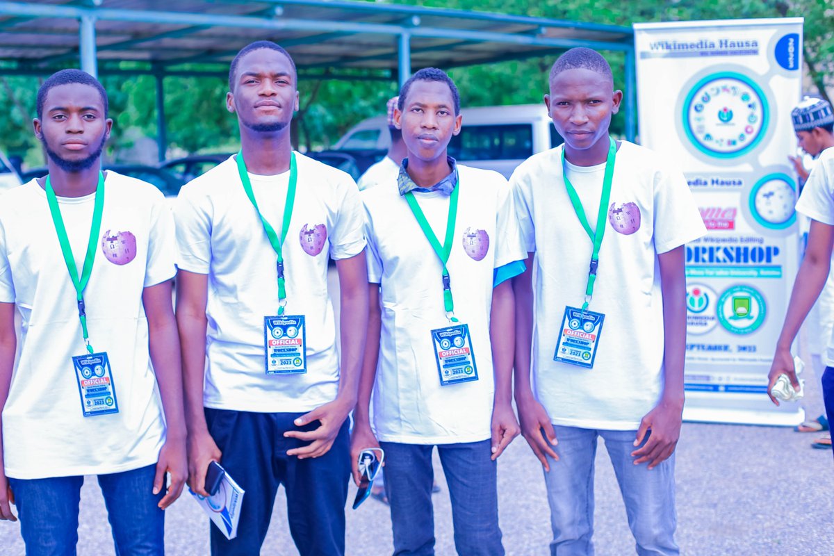 Wikimediaha's tweet photo. Some photos from Wikipedia Training Workshop at Umaru Musa Yar'adua University, organized by Wikimedia Hausa in September, 2023.

📸: @Wikimediaha https://t.co/fsSn3Vbnln