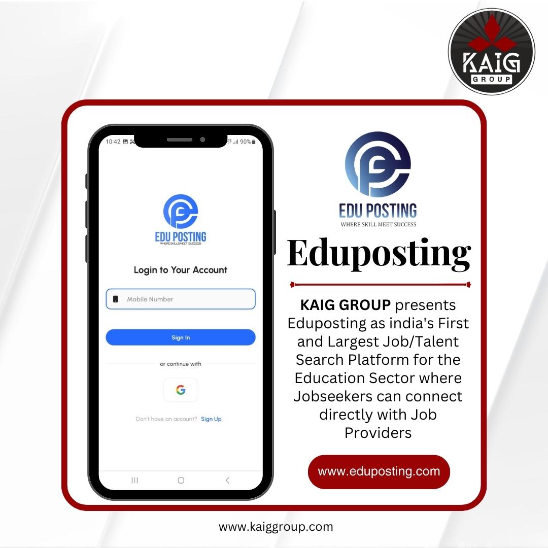 Elevate Your Teaching Career with eduPosting – Where Every Lesson is a New Opportunity #KAIGGroup #careergrowth #success #workplace #careerdevelopment #teachers #teacherlife #educate #educational #institute #college #careergrowthtips #EduPosting