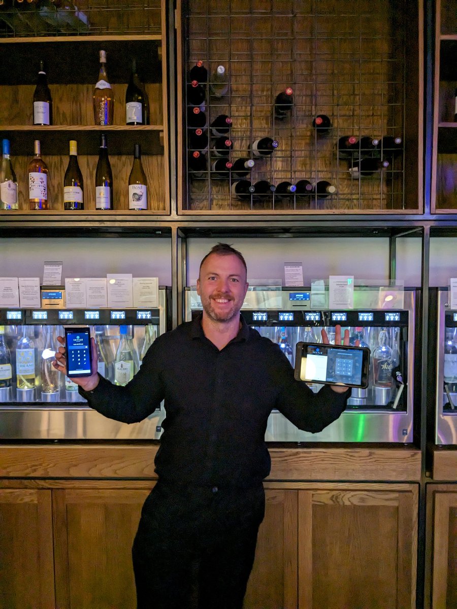 TuckerShift4's tweet photo. Check out the smile on this guy's face at the excitement of getting his SkyTab POS installed, replacing their Toast system. Welcome to the @SkyTabPOS family! If you happen to be in the Nashville area, take a moment to check out HAPPENCHANCE SOCIAL LOUNGE! @Shift4 #Shift4 #Skytab https://t.co/Qjg8Mx3HmU