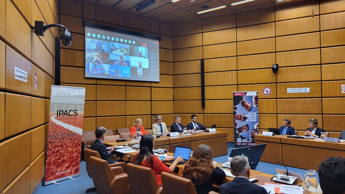 UNODC_FinCrime's tweet photo. The International Partnership for Sports Integrity #IPACS is a driving force behind 🌏fair play.
@UNODC is hosting its Annual General Conference 2023 with the support of @iocmedia.
Collaboration to #SaveSport from corruption and emerging challenges are on the agenda. https://t.co/Er4tj3Nn2B