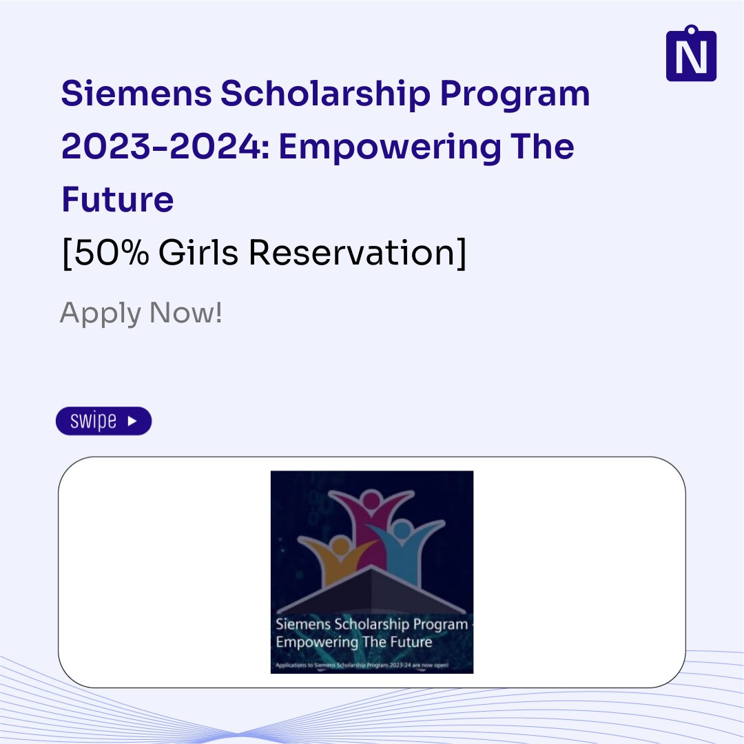 noticebard's tweet photo. [2/3]

And Wednesdays are for? SCHOLARSHIPS for CSE students!

Here are 8 exciting scholarships for CSE students that we've talked about on https://t.co/WTuQUQZh6T.

Go to the website and read about these in detail. https://t.co/xYpPDyicT1