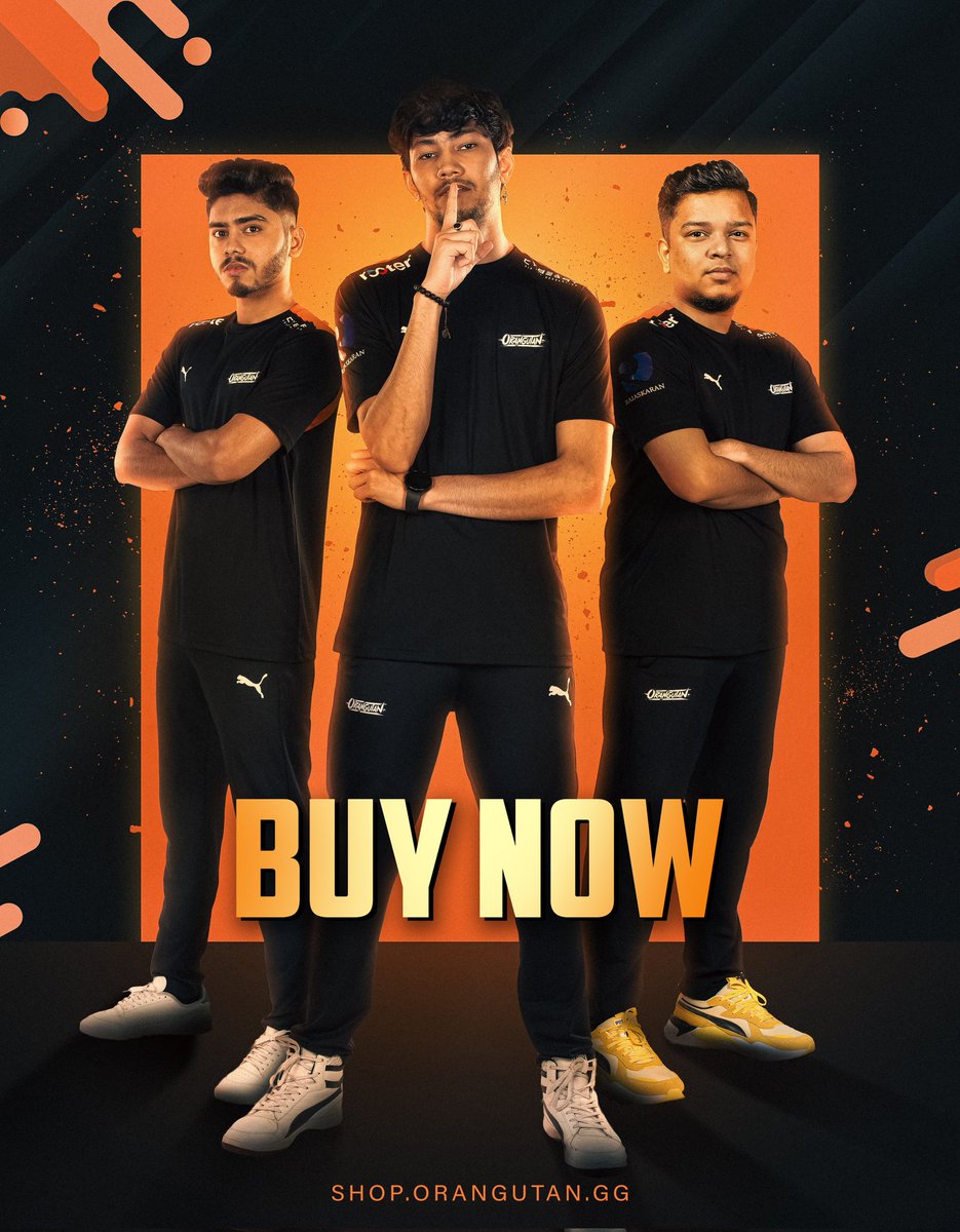 orangutan_gg's tweet photo. Experience the thrill of being part of something BIG | Our First Ever Merch Drop is here ๐ฆง
Click The Link In Our Bio and be among the FIRST to own Orangutan's exclusive merchandise โณ
#Orangutan #ApeArmy #Puma #PumaIndia #OfficialKitPartner #Jersey #Merchandise #LiveNow #Esports #Gaming #EsportsJersey