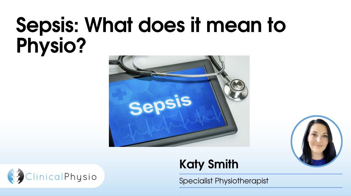 #WorldSepsisDay If you’re a physio working in acute inpatients then sepsis is a condition you’ll come across frequently. Increase your knowledge and clinical risk Ax skills in this webinar from @clinicalphysio Summit Day 2023. Available to Clinical Physio members for free!