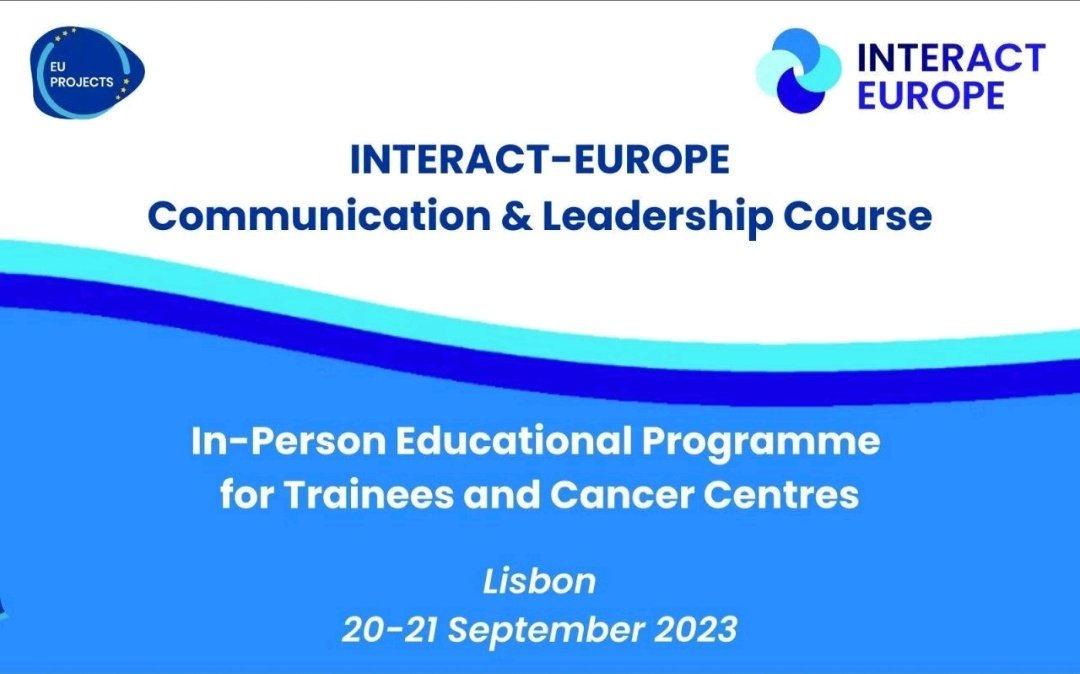 EuropeanCancer's tweet photo. It’s almost here! The #INTERACTEUROPE event offers a unique training approach for #cancercare professionals, bringing experts from various fields to learn as one.
🤝 Lisbon, Hotel 3kEuropa
🗓️ 20 & 21 Sep.
🔗 More info: https://t.co/z3hBCwlVL3
@EU_Health @ESOncology @EU_HaDEA https://t.co/cyk86DJlar