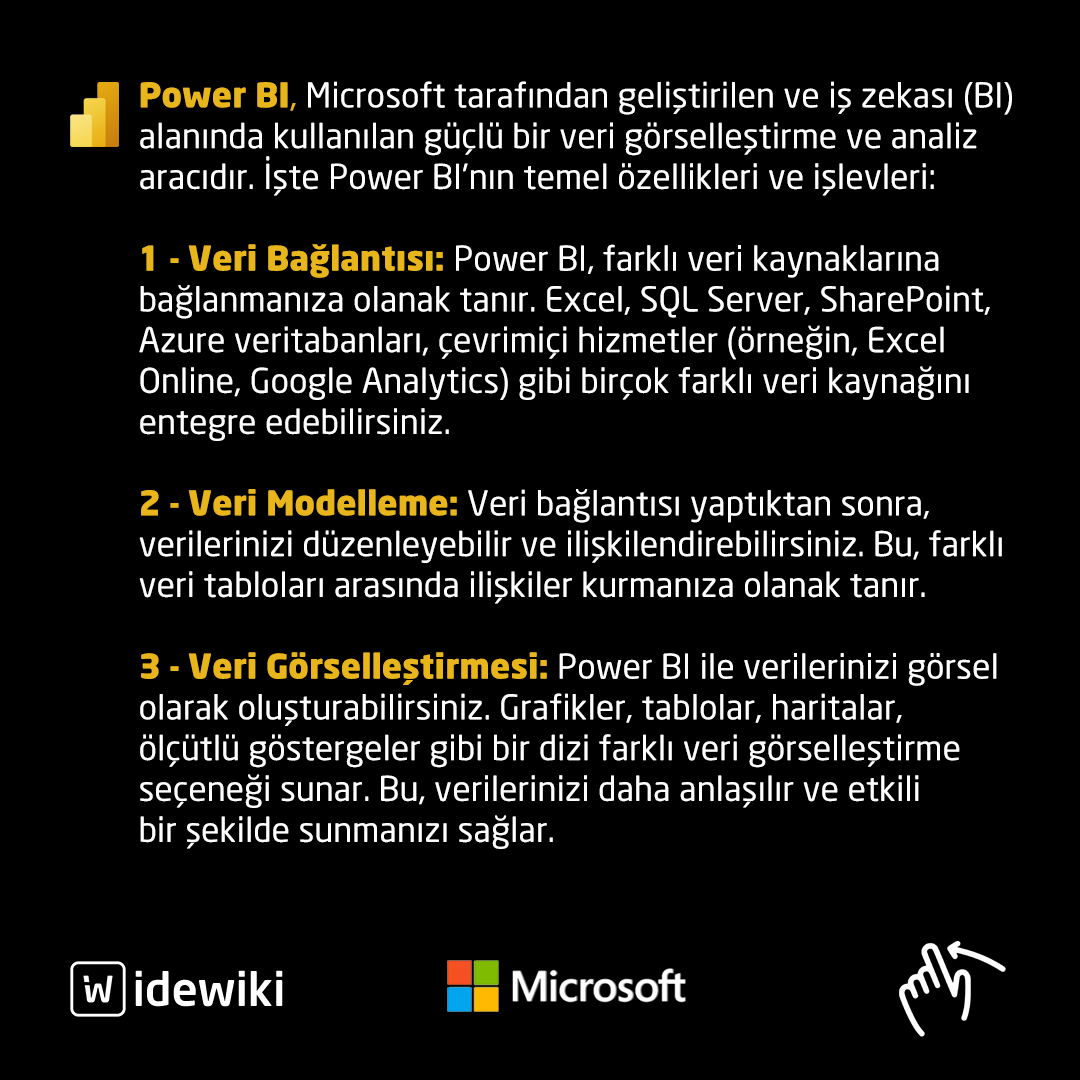 idebiltr's tweet photo. Microsoft Power BI nedir?
#powerbi #Microsoft365 #idebil #idewiki https://t.co/Mcwl75f6GX
