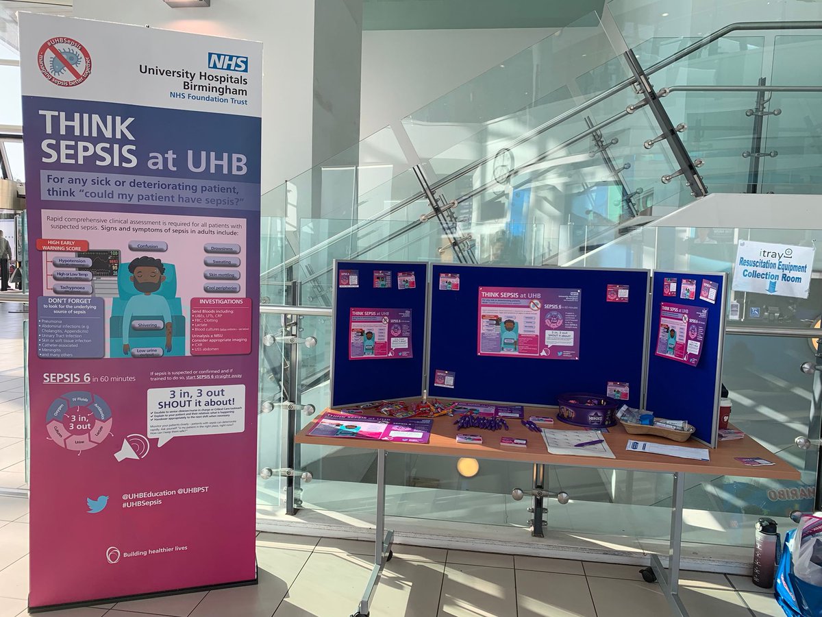 Rehana_Nissa's tweet photo. Happy World Sepsis Day. Come and say Hello cross site. CCOT will be visiting the wards this afternoon.

The outreach team will be taking pictures of the sepsis boards 

@uhbtrust 
#sepsis https://t.co/pFNJweEMyZ