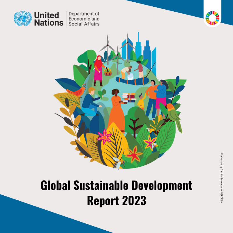 UNEP's tweet photo. The world is still failing to reduce the global carbon footprint.

A new @UN report from an independent group of scientists offers science-driven practical solutions accelerate progress on the #GlobalGoals.