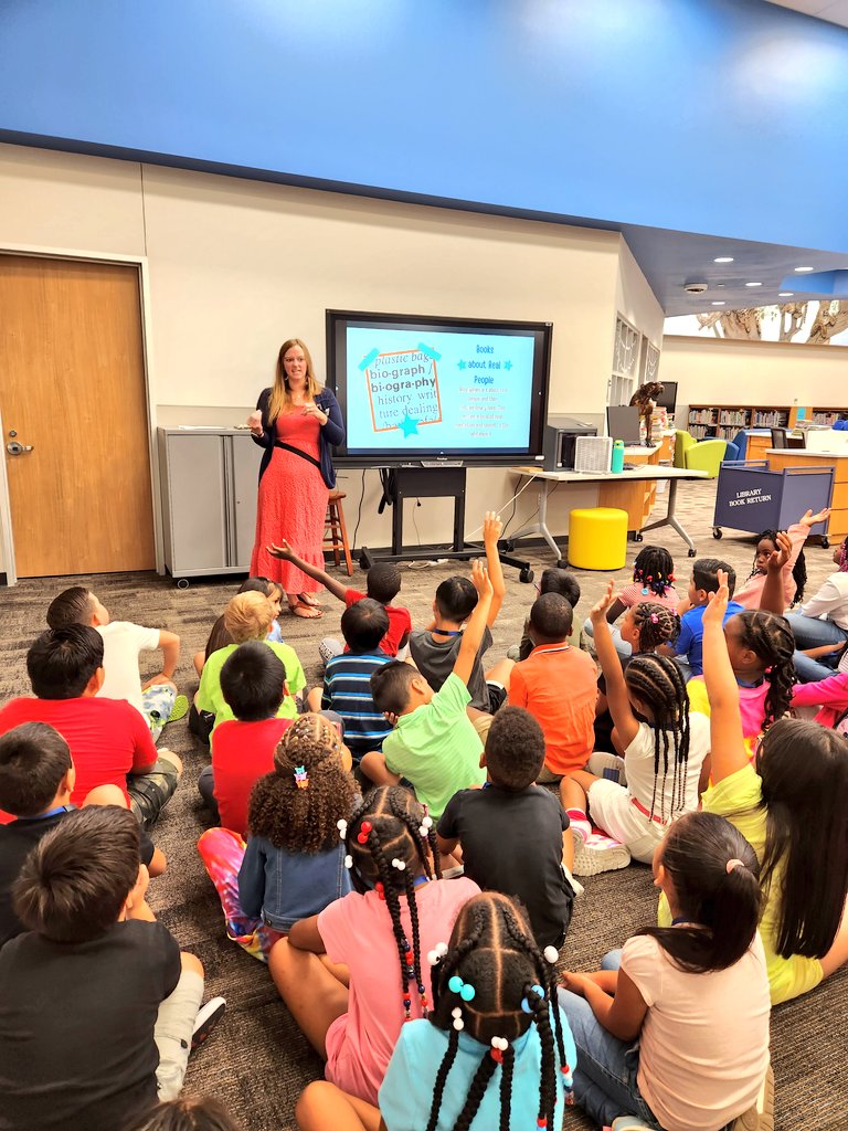 Julie Gassaway (@andre2gassaway) on Twitter photo We were all excited to get back into the library and meet our new librarian, Mrs. Campbell. <a href="/CFISDAndre/">Andre' Elementary</a> We were all excited to get back into the library and meet our new librarian, Mrs. Campbell. <a href="/CFISDAndre/">Andre' Elementary</a>