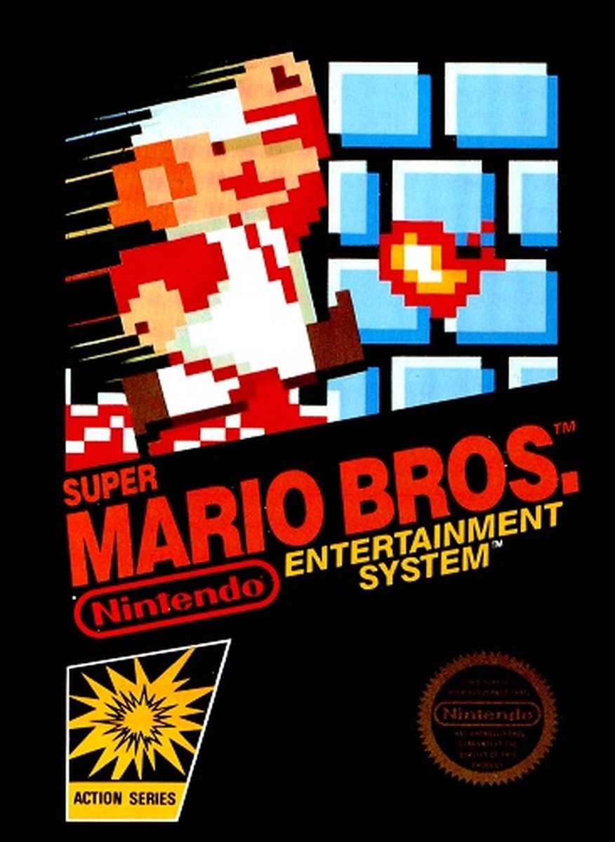 landofthe80s's tweet photo. On this date in 1985 Super Mario Bros. was released in Japan. The iconic video game would hit North American shelves later on that same year. #80s #80svideogames #1980s https://t.co/rPatPcBzwF