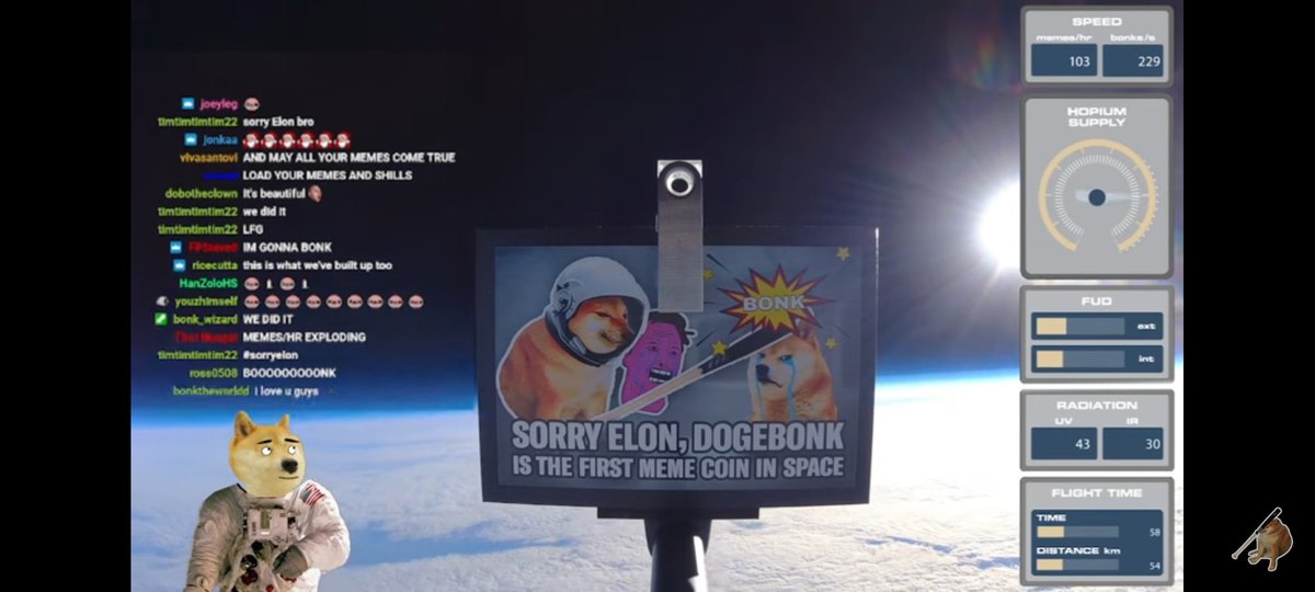 peterb0nk's tweet photo. @spacefintech Space innovation you say? 
#dogebonk #FirstMemeInSpace #KeepCryptoWeird https://t.co/NiNEuB61fO