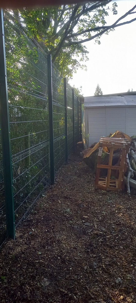 HCFencing's tweet photo. 21 section, 2.7m high #securityfence installed over the last couple of days in #bolton. First time we've used this @CLD_Fencing system which was specified by the client, but im sure it won't be the last. #fencing #greatermanchester https://t.co/3Xo6A7KmKC