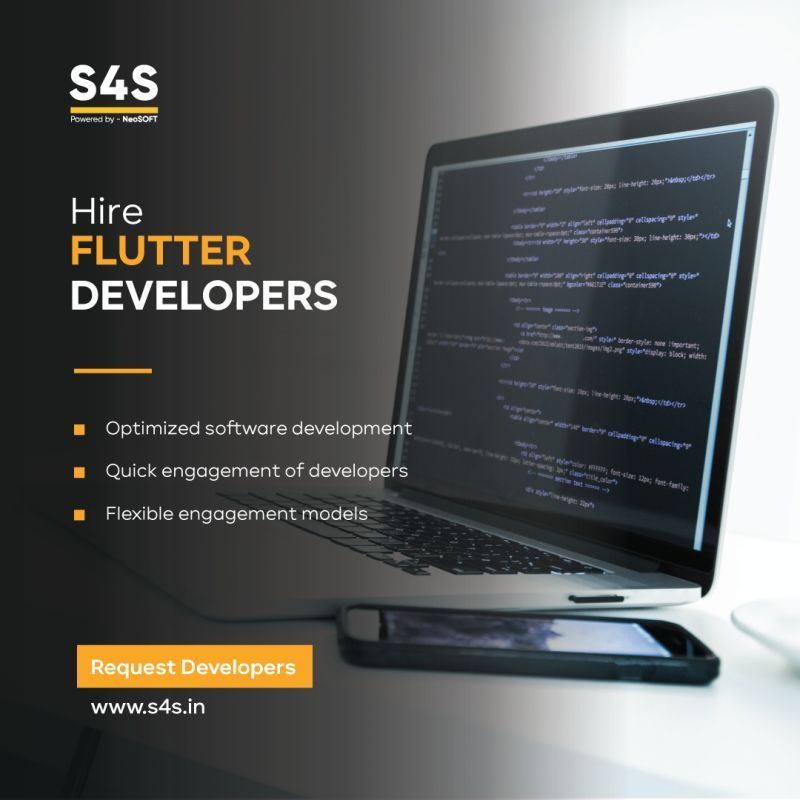 Hire our skilled Flutter application developers for faster engagement, flexible hiring models, and optimization for the latest practices. Let's build the future of your business together! #hireflutterdevelopers #S4Support #softwaredevelopment