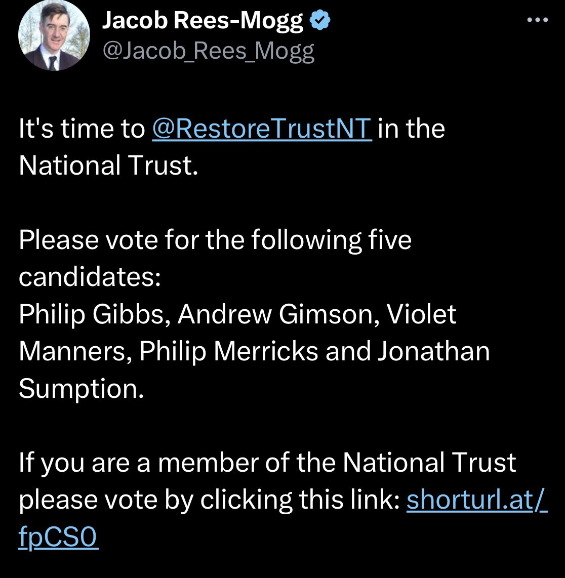 Moggy has helpfully listed the pro hunt candidates for the upcoming National Trust vote👇🏽

If you are a member please take this as a clear sign to avoid these people like the f*cking plague😷

Protecting our wildlife starts with your vote💪🏽

#WarOnWildlife 🦊🦌