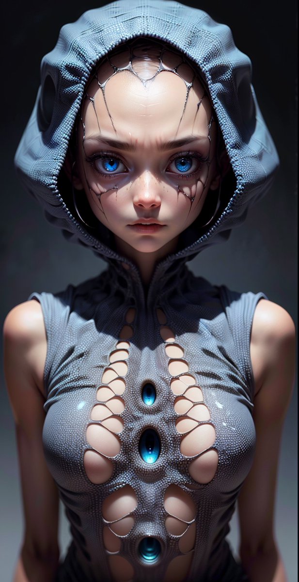 'Little Blue Riding Hood'  

I fear for the wolf!

#AIImages #AIGirls #AIArt #AIPhotography #RedRidingHood #DarkStories #Aliens #FuturisticVision #PerfectBeauty #Beauty #AICommunity #AIArtCommunity