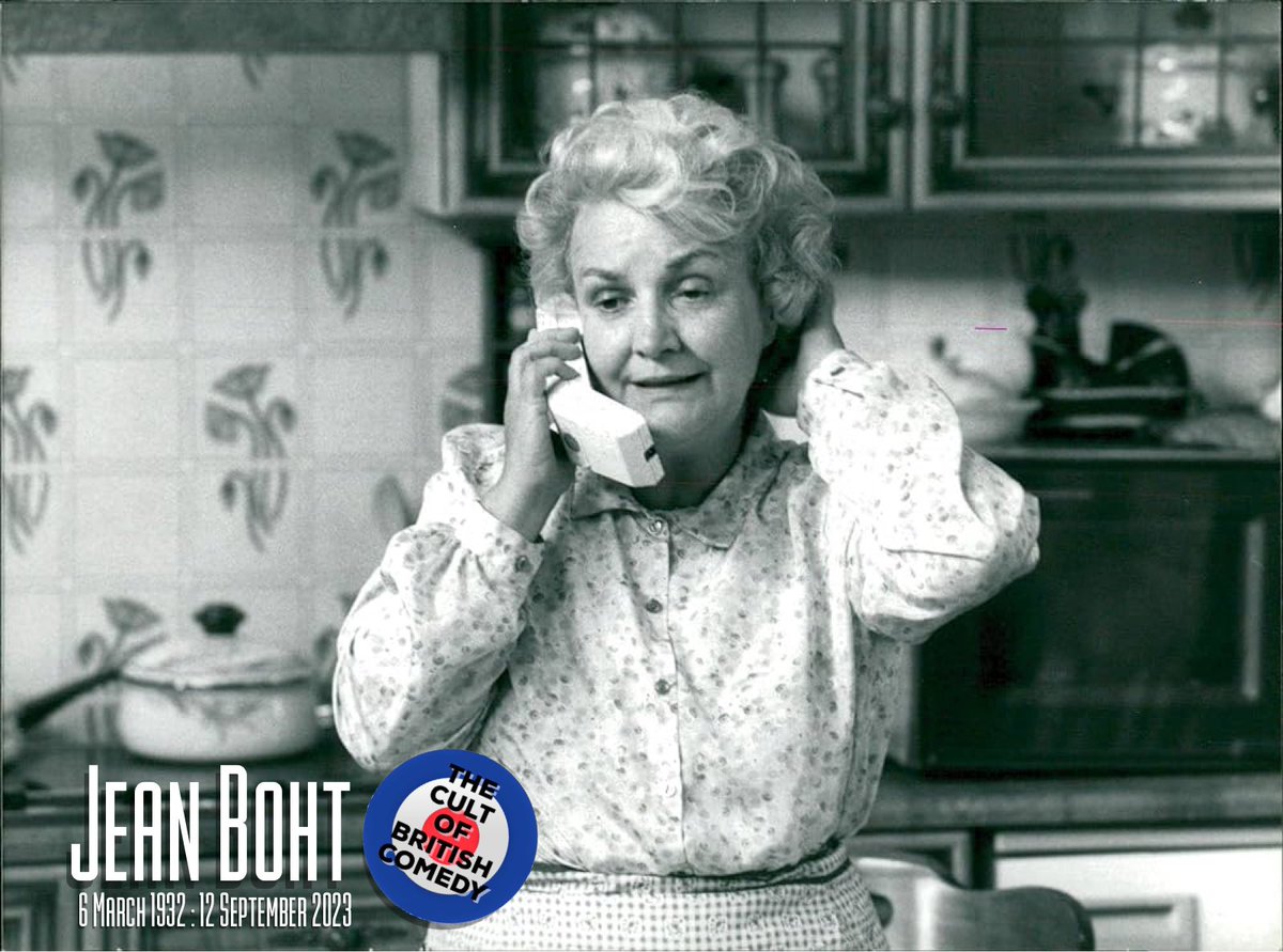 CultOfBritCom's tweet photo. Sad News…a few weeks after her Husband #CarlDavis
We’ll miss you #NellieBoswell
#RIPJeanBoht
#Bread #SomeMothersDoAveEm
#FunnyMan #Triangle #Scully #IWokeUpOneMorning #BrightonBelles
#MotherNaturesBloomers #Couples #SoftlySoftly #BoysFromTheBlackstuff https://t.co/ngjQXoNh0L