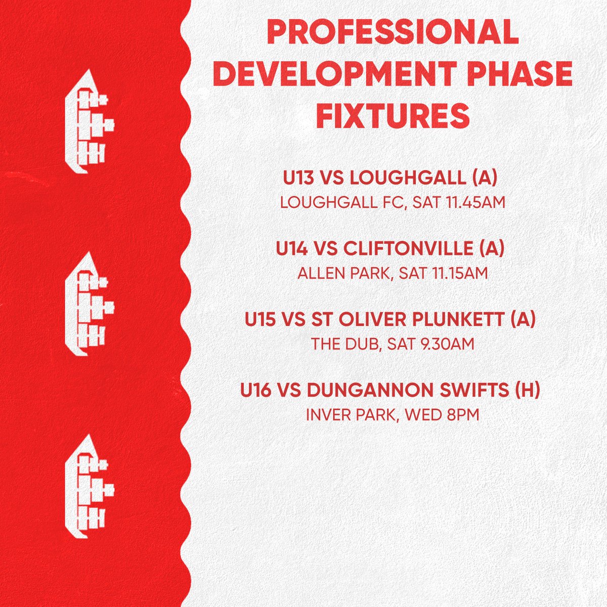 larnefc's tweet photo. Take a look at who our young Inver Reds will be coming up against this week 👇🏻🔴

Best of luck to all teams involved 😀

#WeAreLarne #ForTheTown
