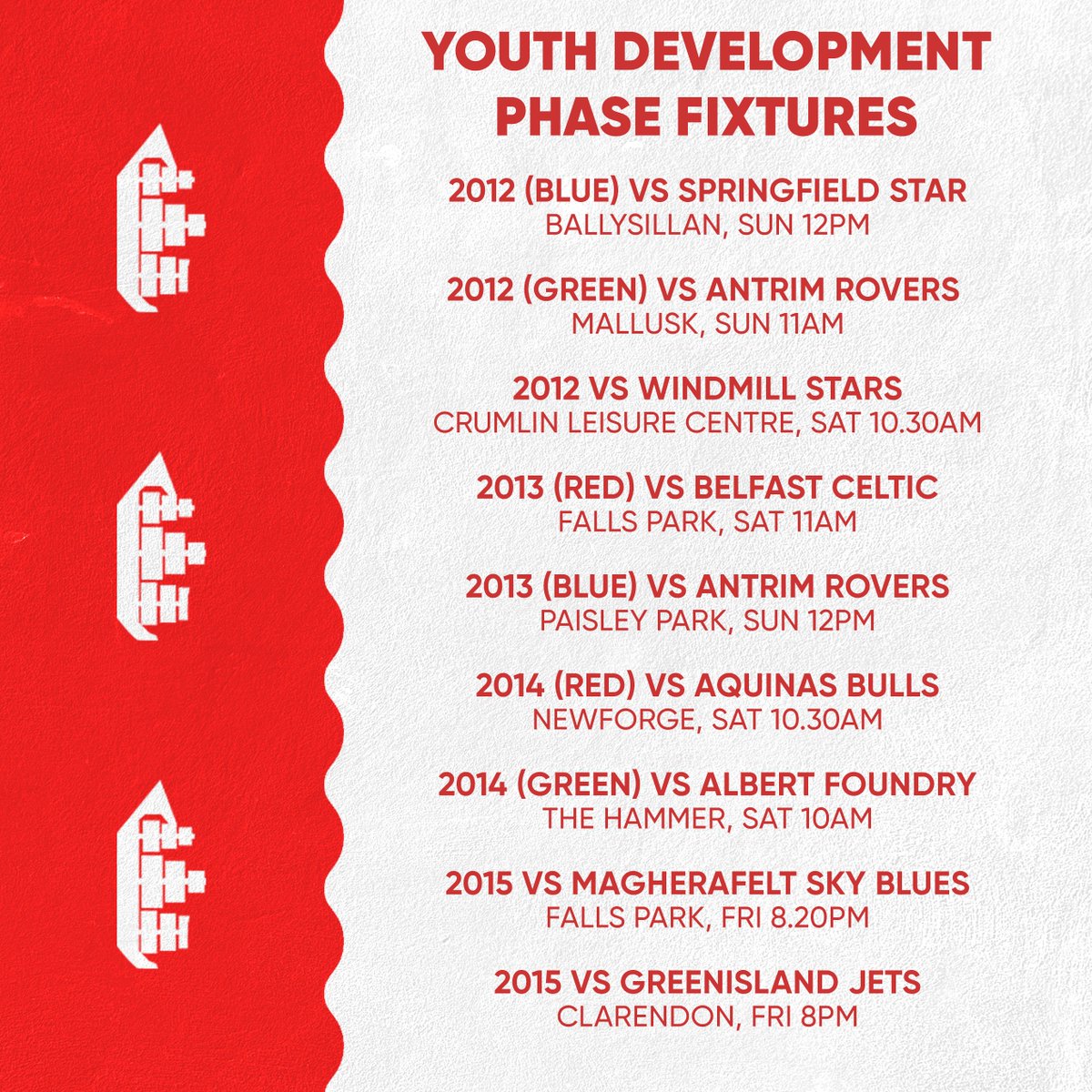 larnefc's tweet photo. Take a look at who our young Inver Reds will be coming up against this week 👇🏻🔴

Best of luck to all teams involved 😀

#WeAreLarne #ForTheTown